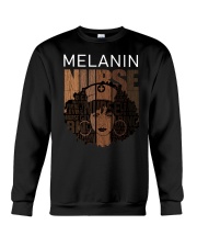 Melanin nurse Crewneck Sweatshirt front