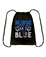 Nurses back the blue Drawstring Bag tile