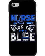 Nurses back the blue Phone Case tile