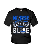 Nurses back the blue Youth T-Shirt tile