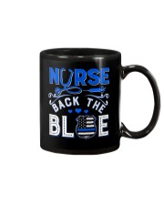 Nurses back the blue Mug tile