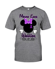 Mouse ears and warrior kind of girl Classic T-Shirt front