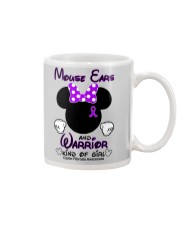 Mouse ears and warrior kind of girl Mug tile