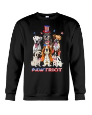 Pawtriot Independence day Crewneck Sweatshirt front