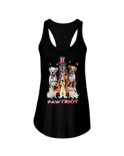 Pawtriot Independence day Ladies Flowy Tank tile