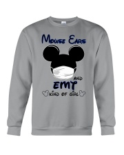 Mouse ears and emt kind of girl Crewneck Sweatshirt tile