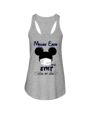 Mouse ears and emt kind of girl Ladies Flowy Tank tile