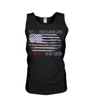 Not all heroes wear capes Unisex Tank tile