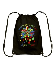Kind People Are My Kinda People Drawstring Bag tile