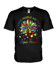 Kind People Are My Kinda People V-Neck T-Shirt tile