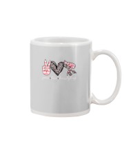 Peace love hairstyling Mug tile