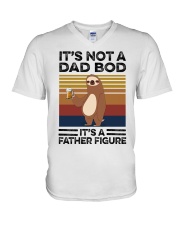 It's not a dad bod Father's day V-Neck T-Shirt tile