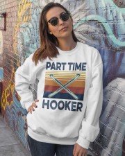 Part time hooker Crewneck Sweatshirt lifestyle-unisex-sweatshirt-front-3