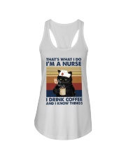 That's what I do Ladies Flowy Tank tile