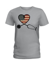 American nurse Ladies T-Shirt tile