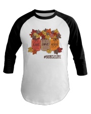 Live love nurse Baseball Tee tile