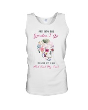 And into the garden I go Unisex Tank tile
