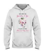 And into the garden I go Hooded Sweatshirt tile