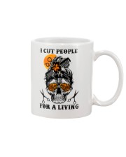 I cut people for a living Mug tile