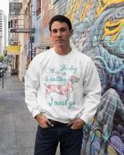 The castle is calling I must go Crewneck Sweatshirt lifestyle-unisex-sweatshirt-front-2