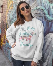 The castle is calling I must go Crewneck Sweatshirt lifestyle-unisex-sweatshirt-front-3