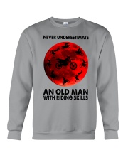 Never underestimate an old man Crewneck Sweatshirt tile