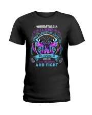 Fibromyalgia is a journey Ladies T-Shirt tile