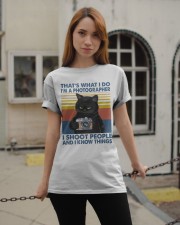 I shoot people Classic T-Shirt apparel-classic-tshirt-lifestyle-19