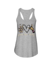 Peace Love Donkey Ladies Flowy Tank tile