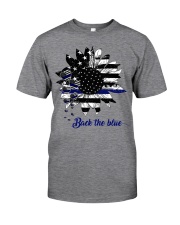 Back the blue Classic T-Shirt front