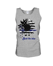 Back the blue Unisex Tank tile