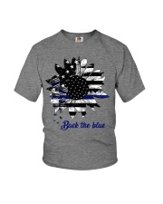 Back the blue Youth T-Shirt tile