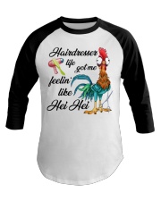 Hairdresser life Baseball Tee tile