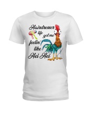 Hairdresser life Ladies T-Shirt tile