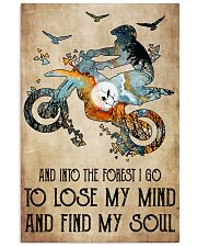 And into the forest I go 11x17 Poster front