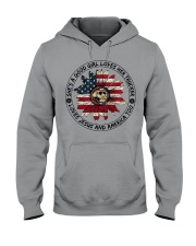 She is a good girl Hooded Sweatshirt tile