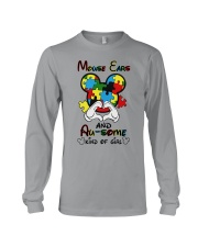 Mouse ears and au-some kind of girl Long Sleeve Tee tile