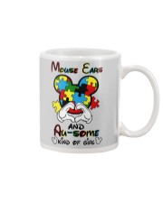 Mouse ears and au-some kind of girl Mug tile
