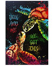 You and me we got this 11x17 Poster front
