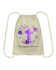 Let your faith be bigger than your fear Drawstring Bag tile