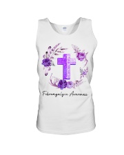 Let your faith be bigger than your fear Unisex Tank tile