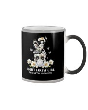Fight Like A Girl Color Changing Mug tile