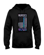 Nurse back the blue Hooded Sweatshirt tile
