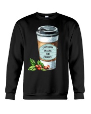 Can't mask my love for coffee Crewneck Sweatshirt tile