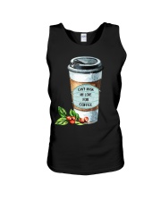 Can't mask my love for coffee Unisex Tank tile