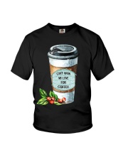 Can't mask my love for coffee Youth T-Shirt tile