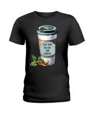 Can't mask my love for coffee Ladies T-Shirt tile