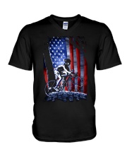 Into the wood Independence day V-Neck T-Shirt tile