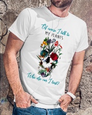Of course I talk to my plants Classic T-Shirt lifestyle-mens-crewneck-front-4