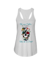 Of course I talk to my plants Ladies Flowy Tank tile